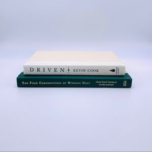 Golf books Driven & 4 cornerstones of Winning Golf